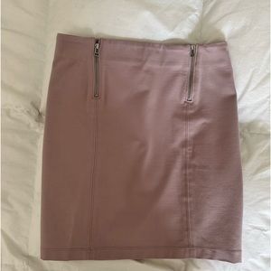 Aritzia -Sundays Best Lilac Bandage Skirt with zippers Size 4